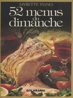 cover image of 52 menus du dimanche